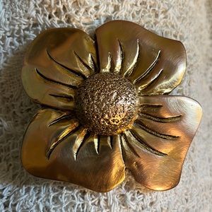 Vintage Paris Couture Brooch - Alternances Paris- Dogwood Blossom Statement